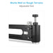 Proaim Marcus Camera Dolly with Mitchell &amp; Euro/Elemac Adapter Base | For Bazooka, Tripod