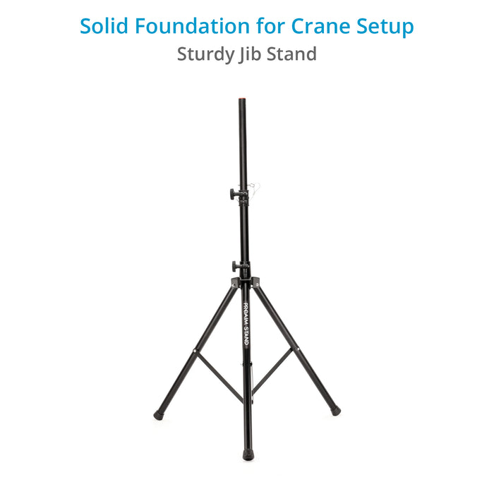 Proaim 12ft Camera Crane Jib with Stand for Gimbals, Pan-Tilt & Fluid Head