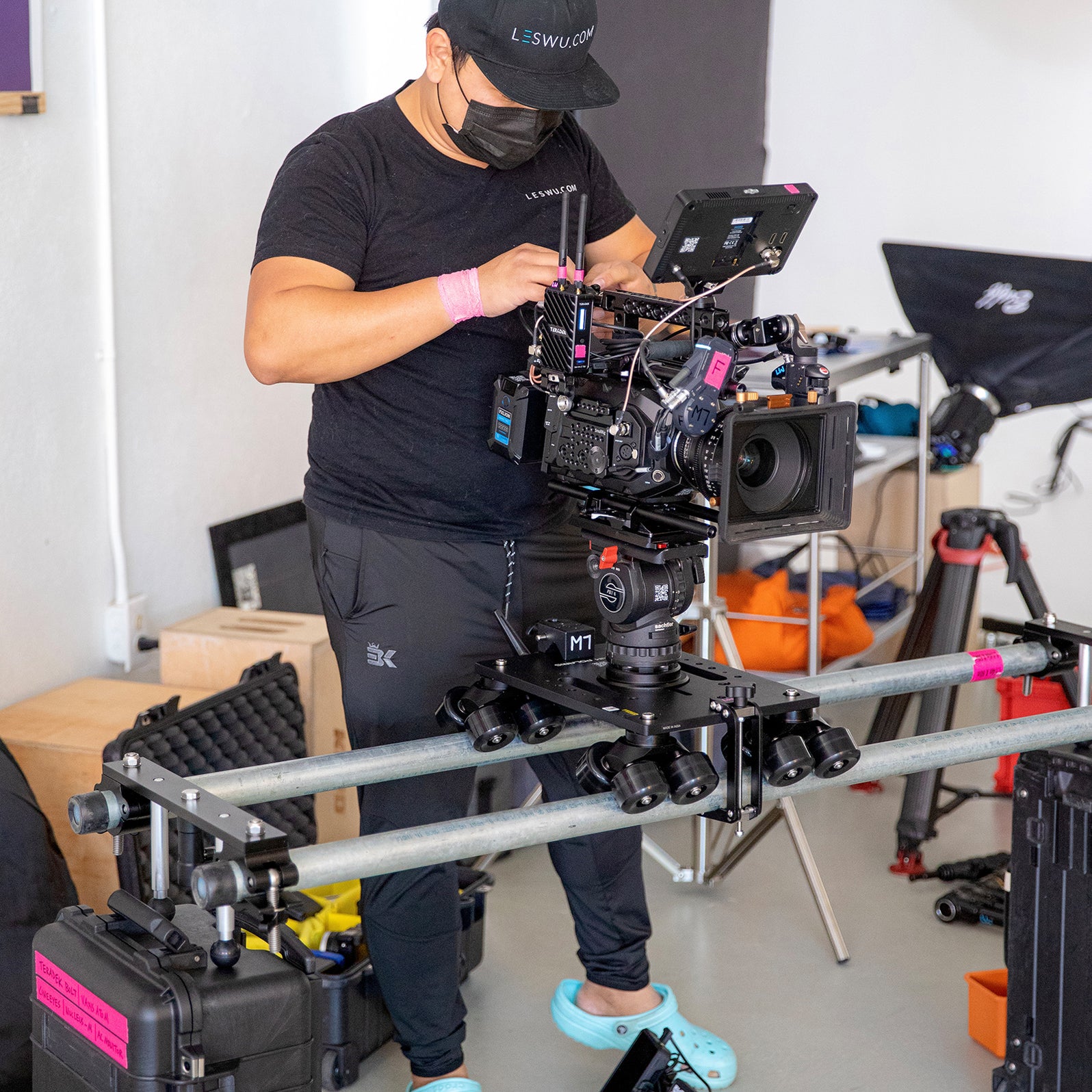 Proaim Polaris Portable Camera Dolly with Track Ends