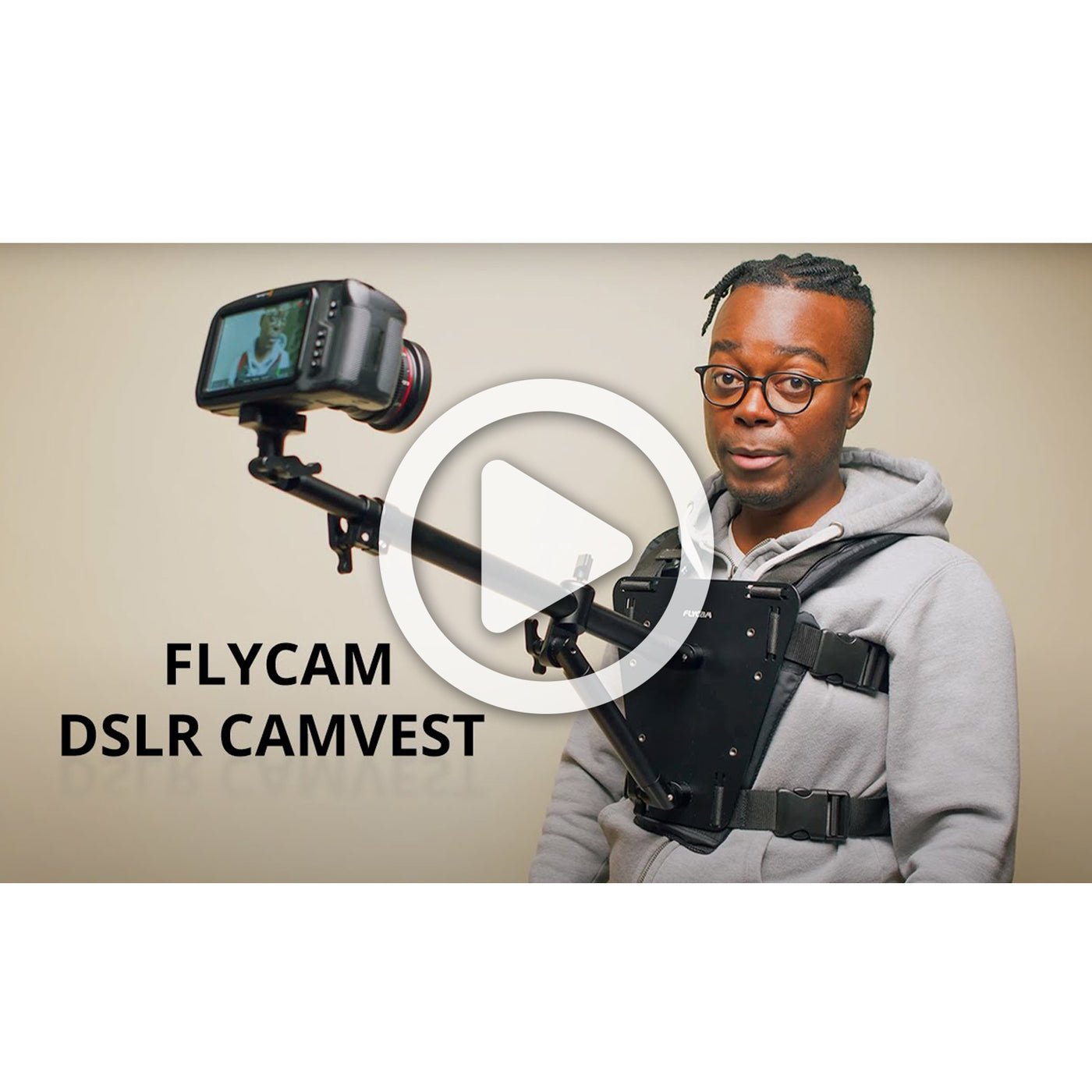 Flycam DSLR Hands-Free Front&Rear Body Camera Mount Harness