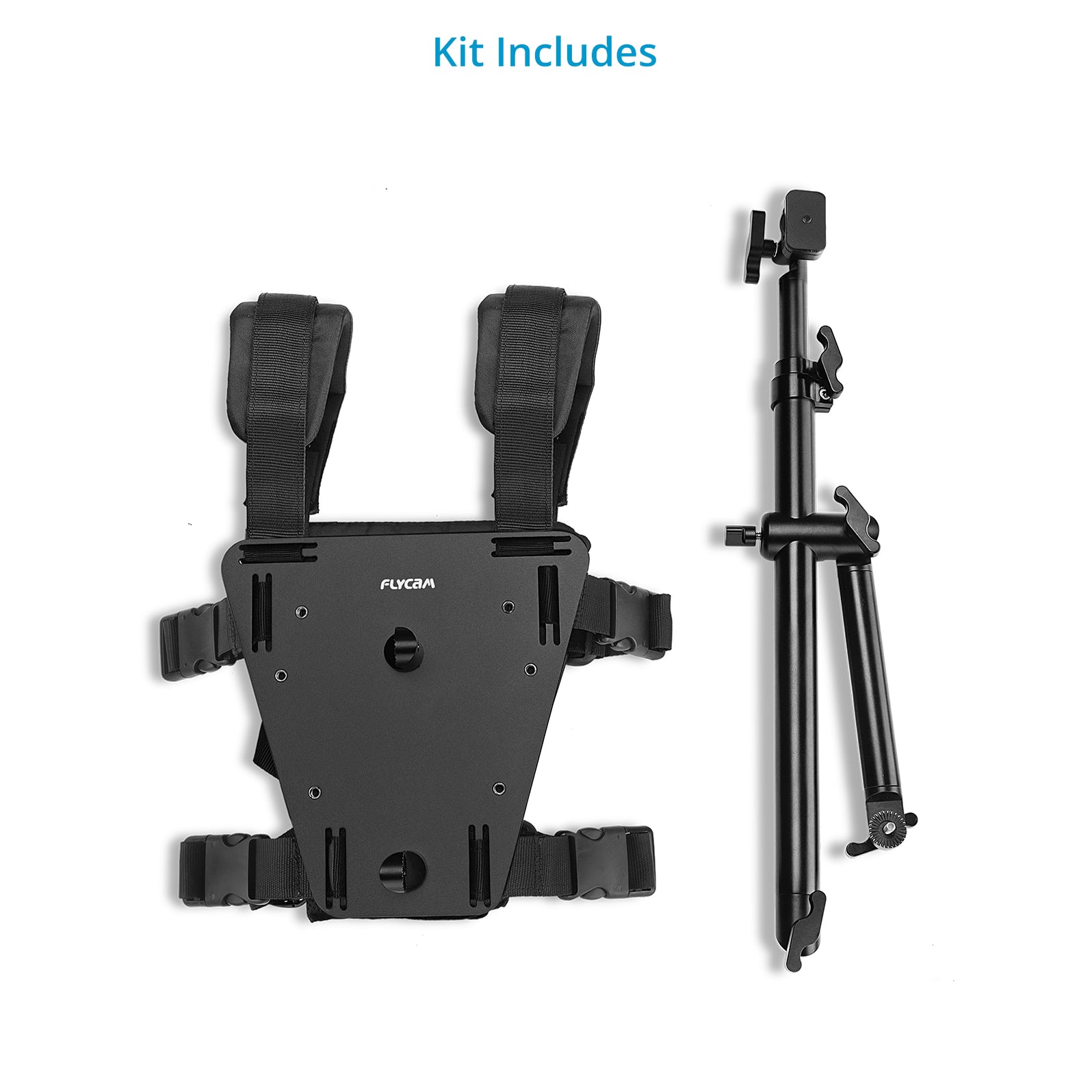 Flycam DSLR Hands-Free Front&Rear Body Camera Mount Harness