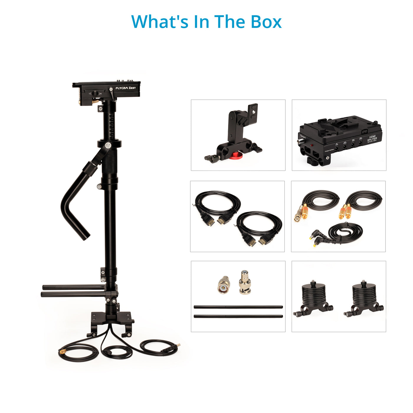 Flycam Zest Pro Electronic Video Camera Stabilizer —