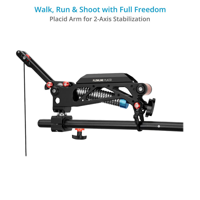 Flycam Flowline Starter with Placid Stabilizing Arm for Camera & Gimbals (5-7.5kg/11–16lb)