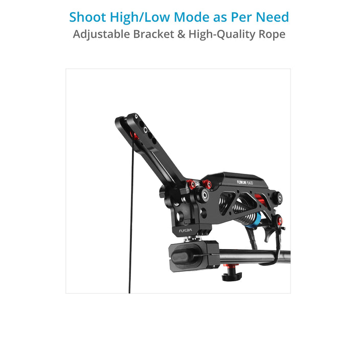 Flycam Flowline Starter with Placid Stabilizing Arm for Camera & Gimbals (5-7.5kg/11–16lb)