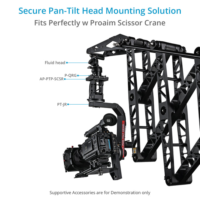 Proaim Mounting Plate for Scissor Crane to mount Pan Tilt Head
