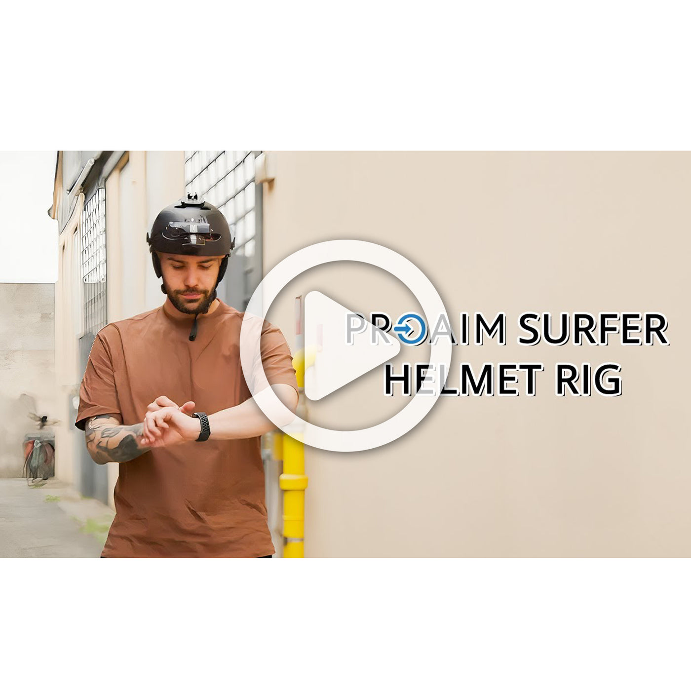 Proaim Surfer Helmet Rig for DSLR Camera/Smartphone