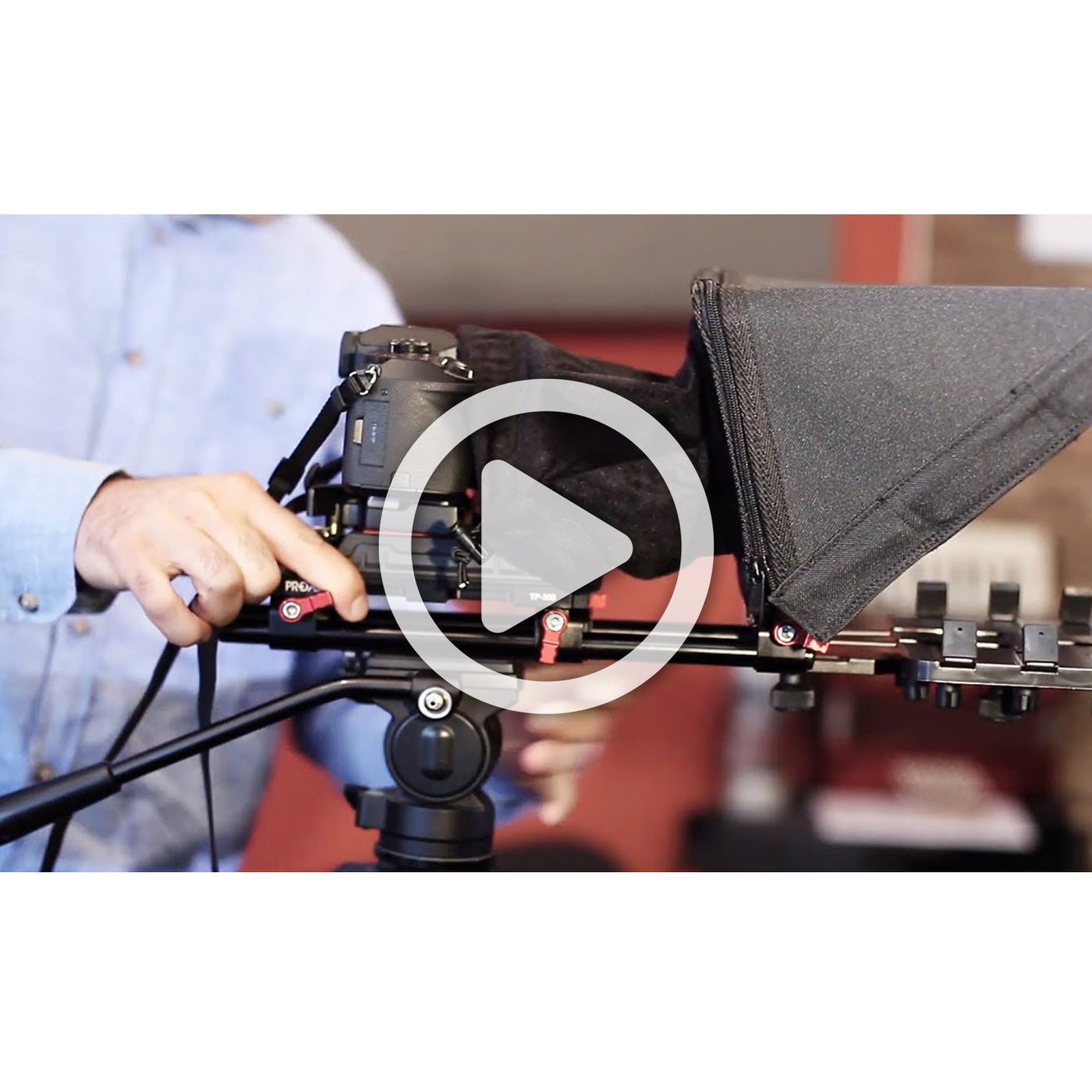 Universal iPad Teleprompter Kit for DSLR Video | Proaim