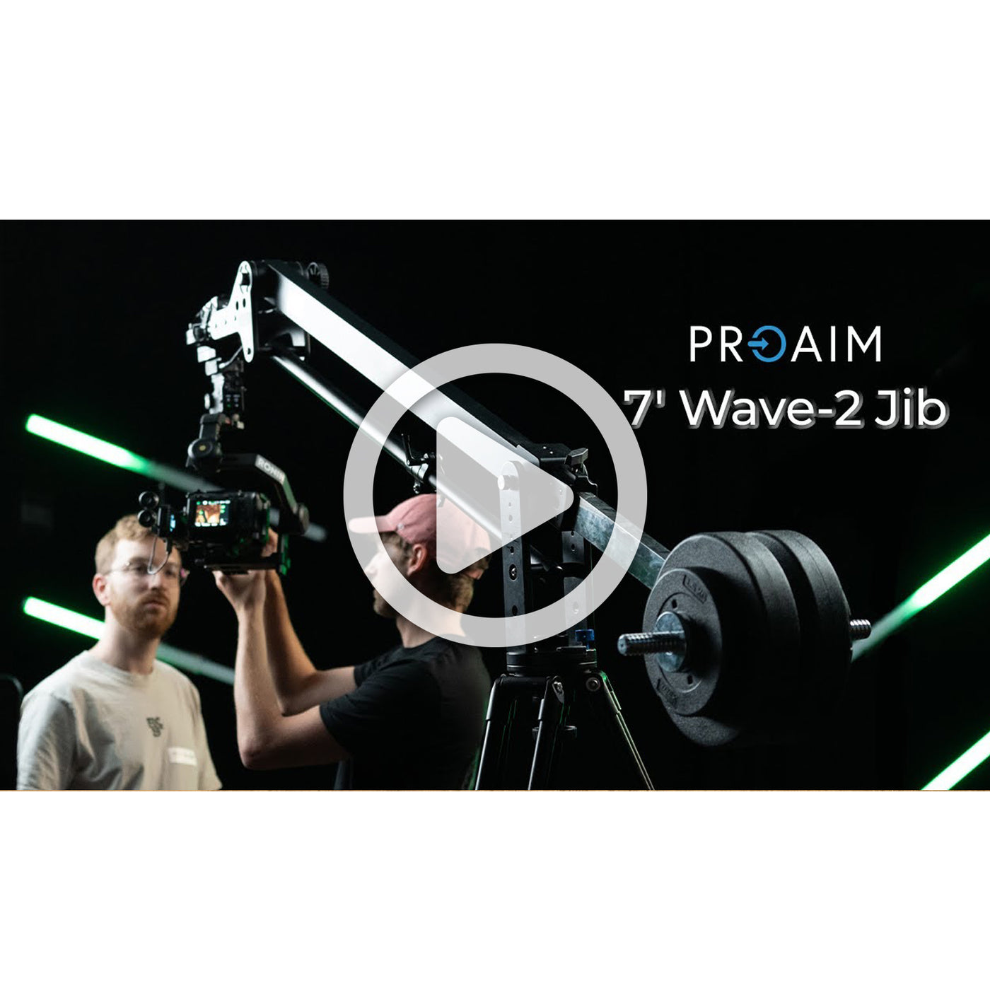 Proaim 7' Wave-2 Camera Jib Crane Pan Tilt Dolly Stand — Proaim.com