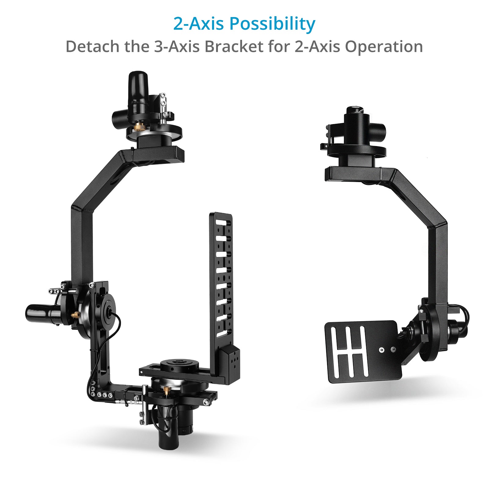 Spin-3 (3-Axis) Motorized Pan Tilt Head for Camera | Proaim