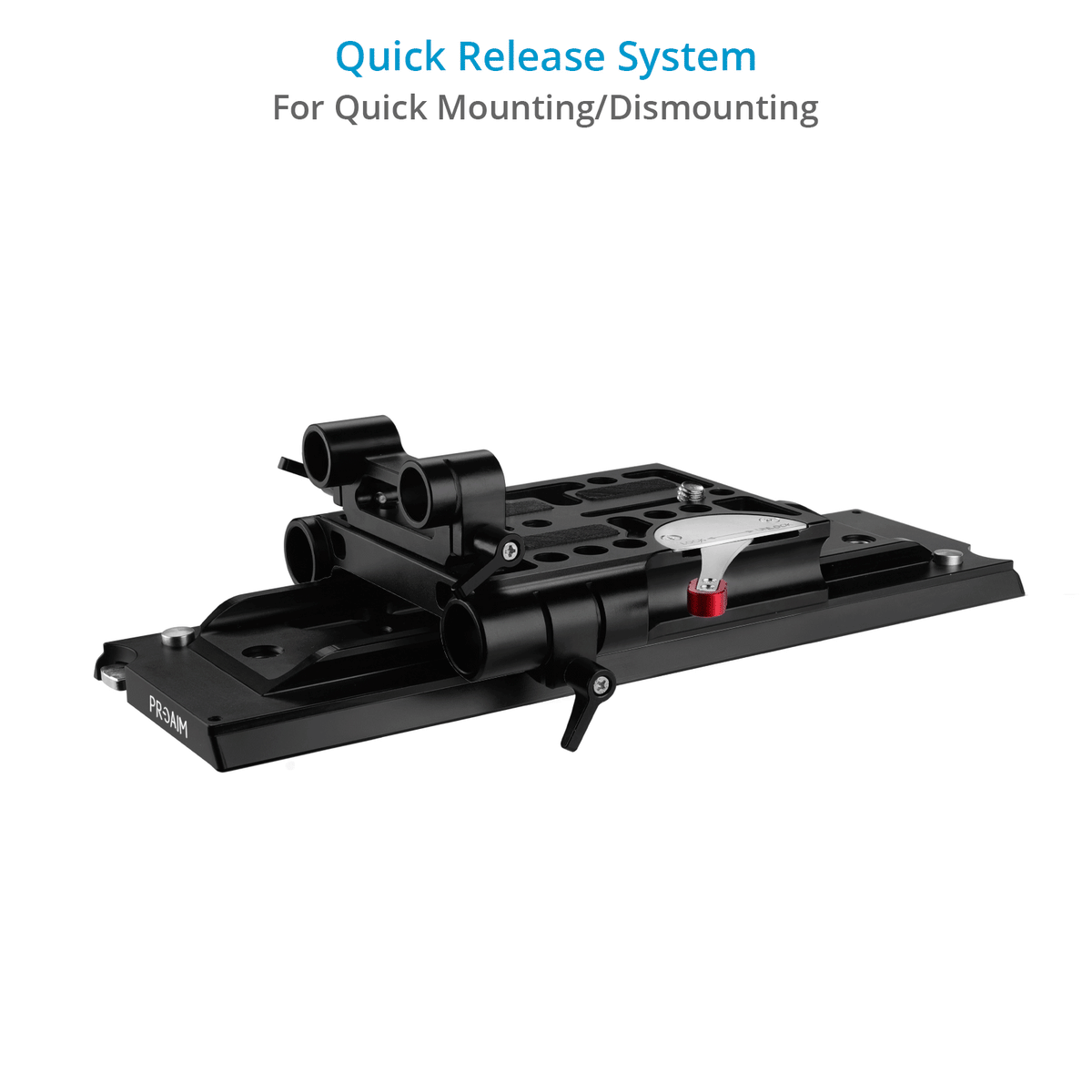 19-15mm Camera Base Plate, ARRI Standard Dovetail | Proaim, image size:1200x1200