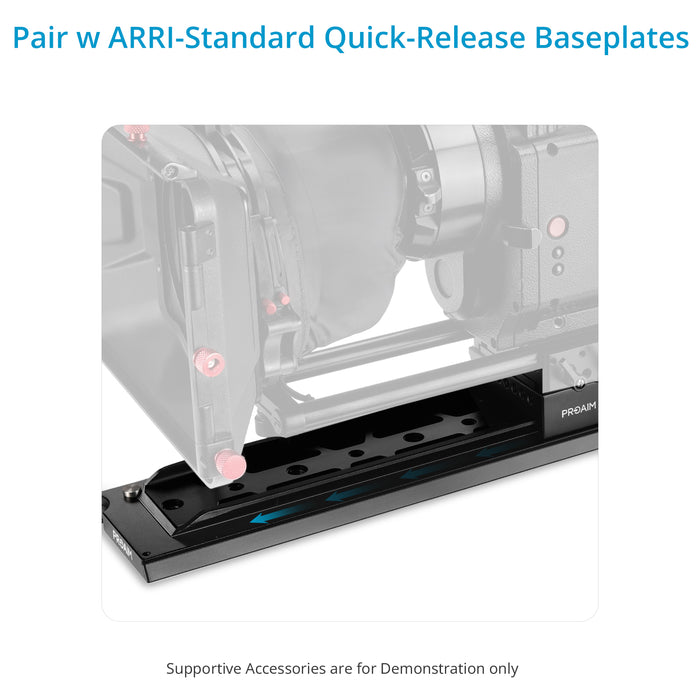 Proaim 18" Dovetail Tripod Plate V1 (ARRI Standard) for Heavy Camera Setup
