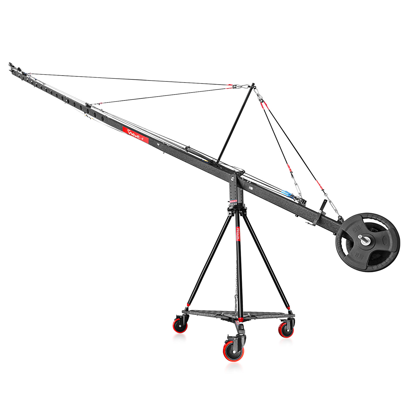 Proaim 24ft Camera Jib Crane Base Kit for Filmmakers & Production Unit