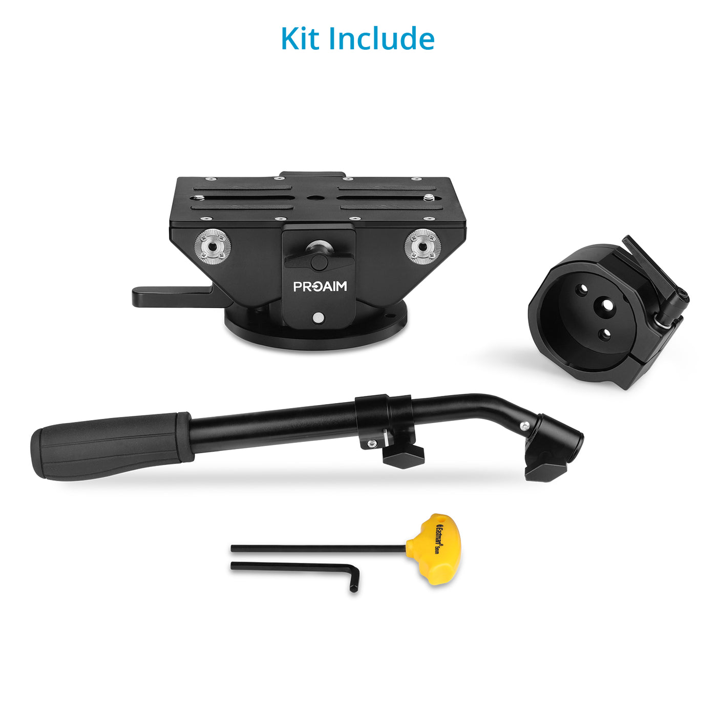 Rocker Camera Plate System with Flat Base Mount | | Proaim