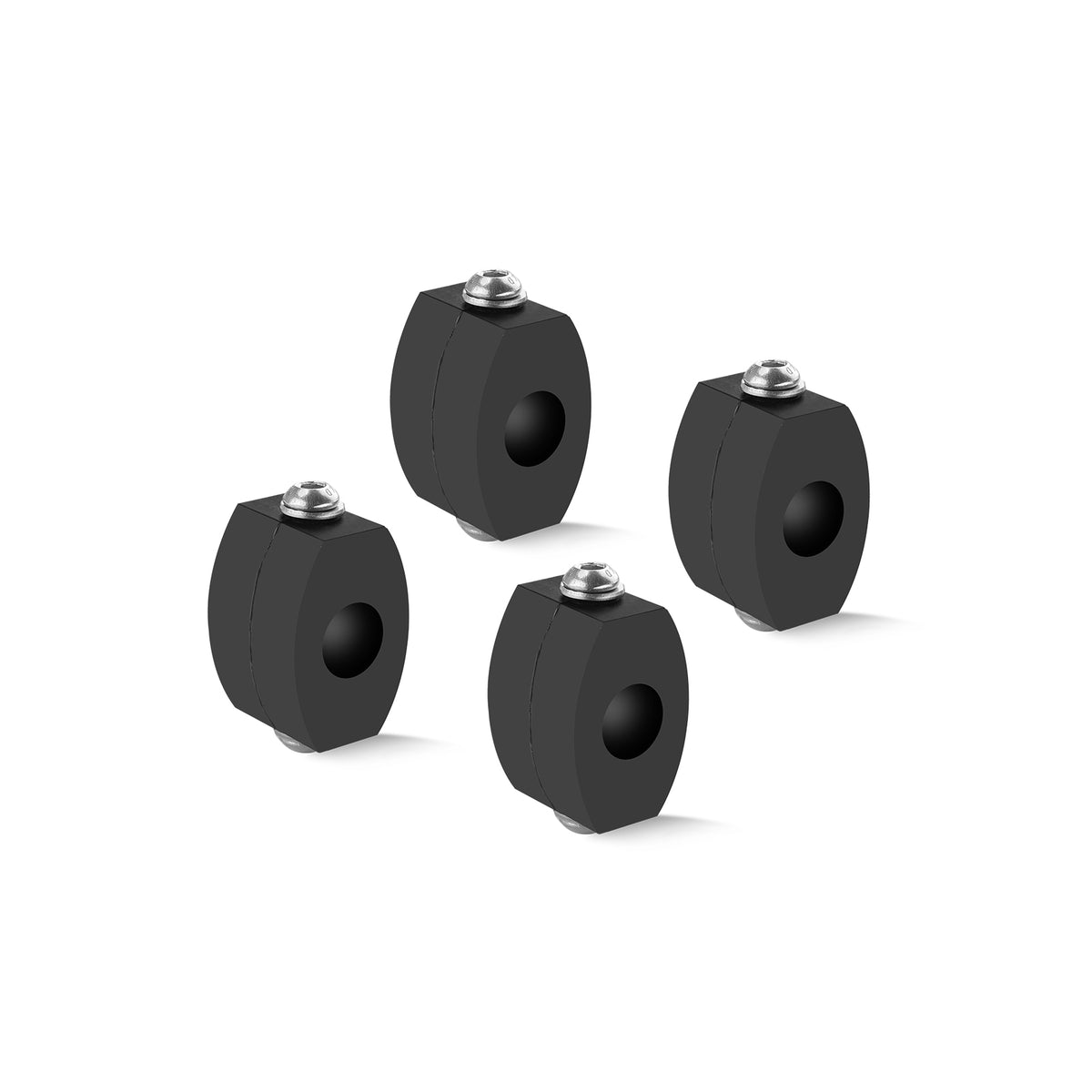 QUARKZMAN Supporti In Gomma Antivibranti M10 - Cuscinetti Isolanti 40x20 Mm Con Prigioniero 25 Mm, Per Motori E Attrezzature