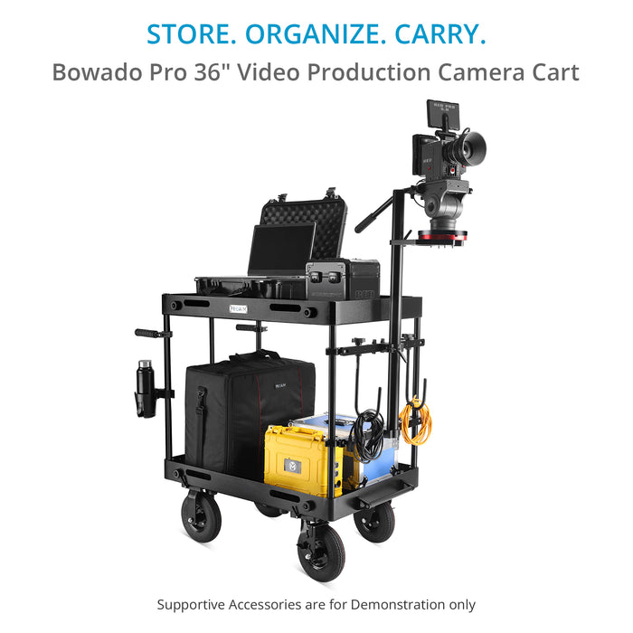 Proaim Bowado Pro V1 36" Video Production Camera Cart with Hand Grips