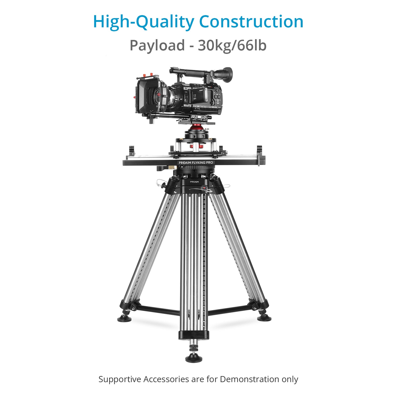 Custom Camera Base Camera Support Leveling Base – Mitchell & 3/8” Base | Proaim