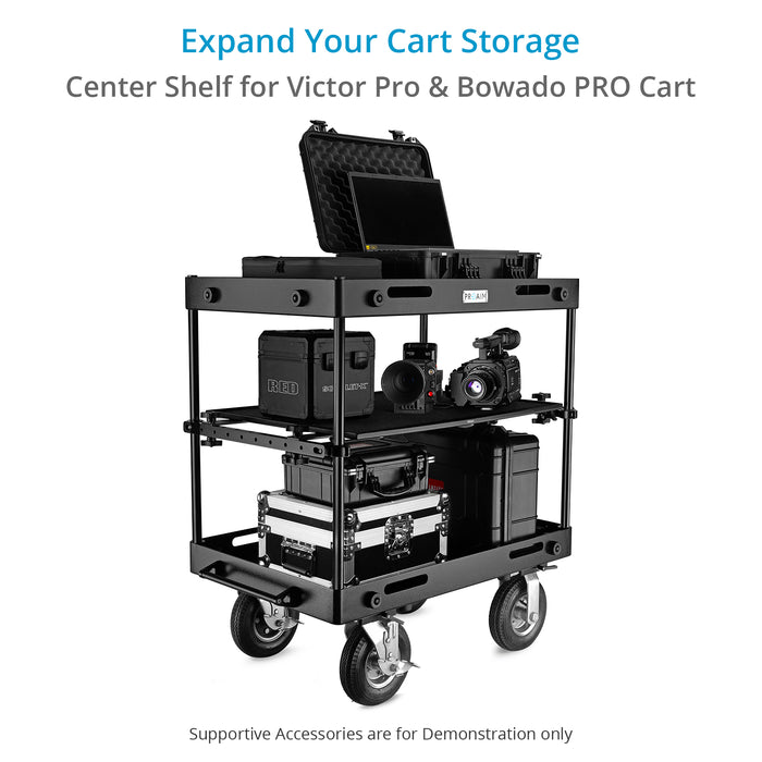 Proaim Center Shelf for Proaim Victor V1, Victor Pro, Victor Lite, Atlas V2 & Bowado Pro Camera Production Cart