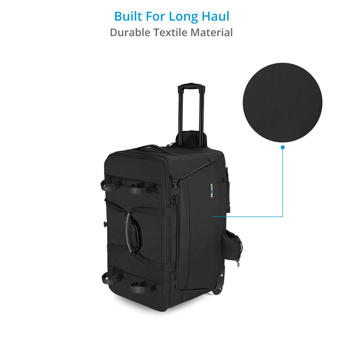 Proaim Cine Cube Mobile Audio Workstation Bag | Trolley System with Outdoor Wheels