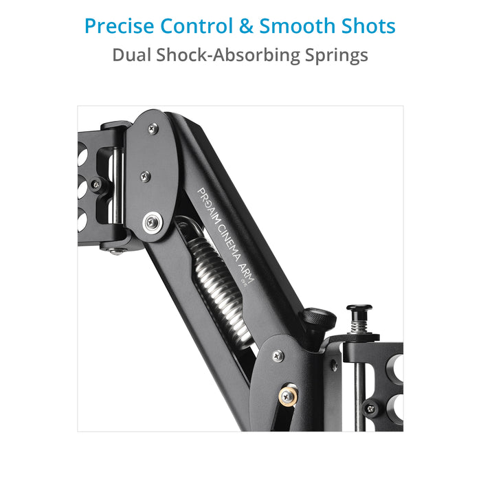 Proaim Cinema Arm & Vest for Handheld Camera Stabilizers | Payload: 16kg/35lb