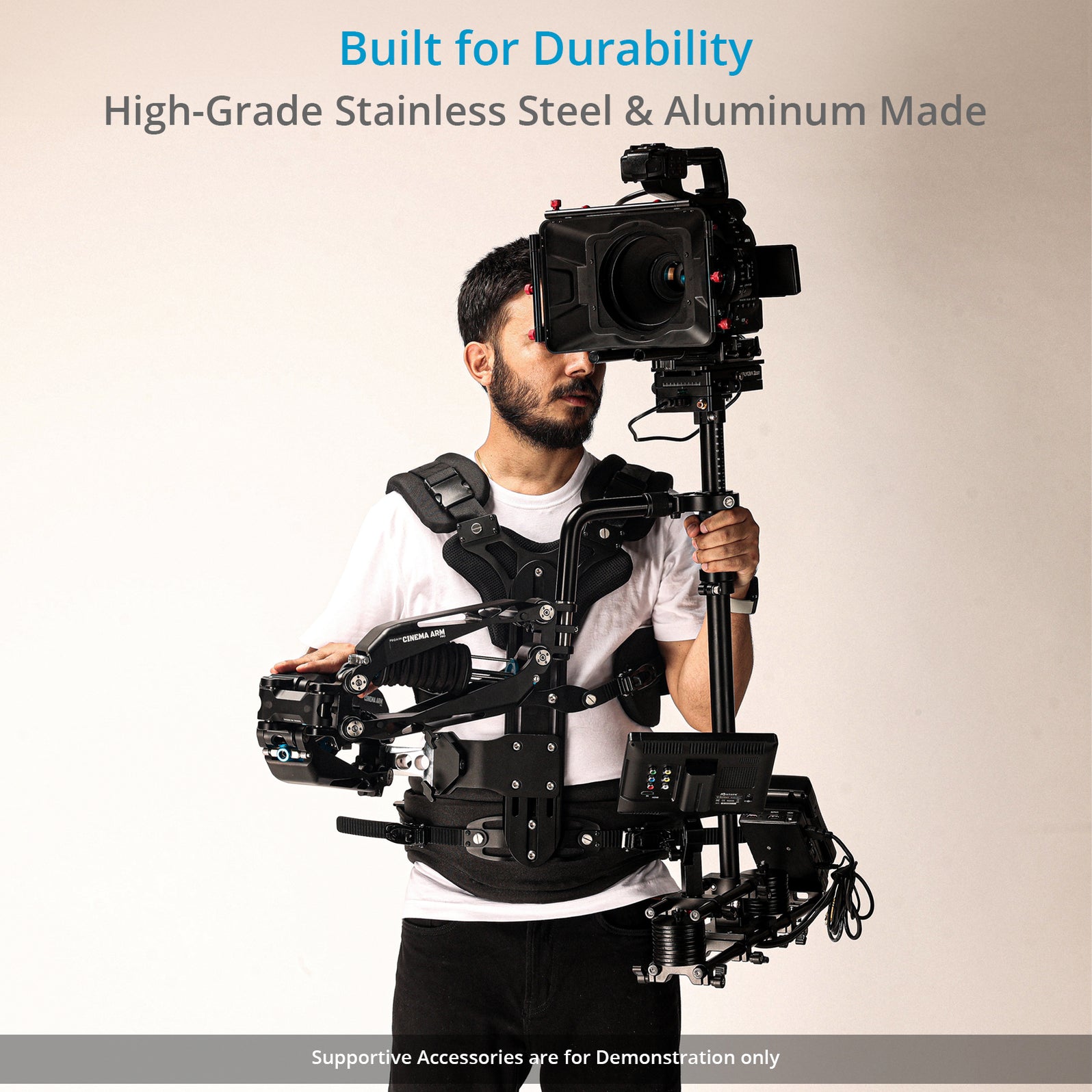 Cinema Pro Arm & Vest for Handheld Video Camera | Proaim
