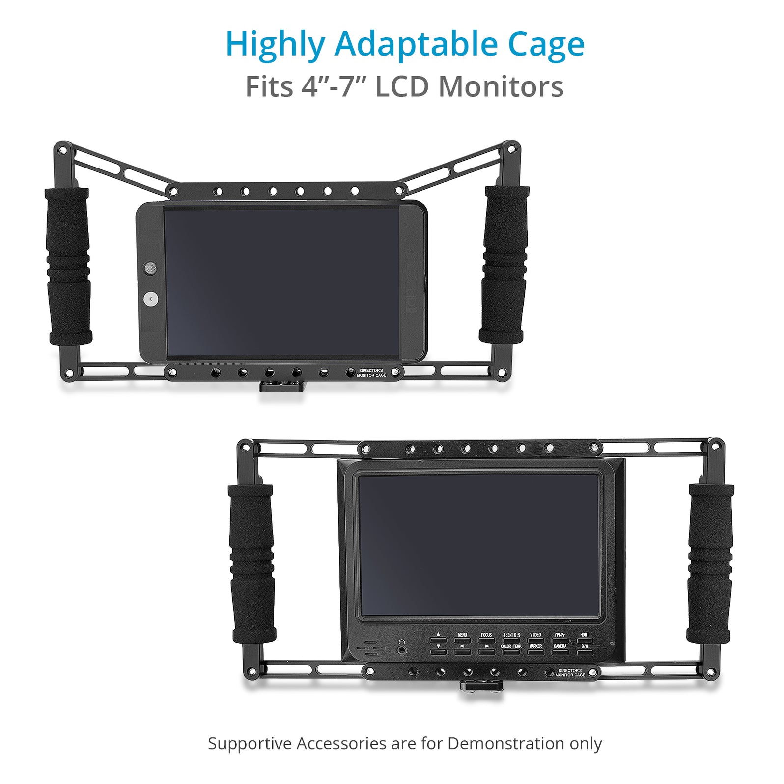 Director's Cage for 4”-7” LCD Camera Monitors | | Proaim
