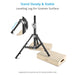 Proaim 6.16ft Double Riser Rolling Monitor Stand with 5/8&rdquo; Mount | Payload: 33kg/72lb