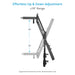 Proaim Flamingo 51” Light Boom Arm with 5/8” Baby Pin Mount | Payload: 12kg/26lb