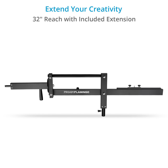 Proaim Flamingo 51” Light Boom Arm with 5/8” Baby Pin Mount | Payload: 12kg/26lb