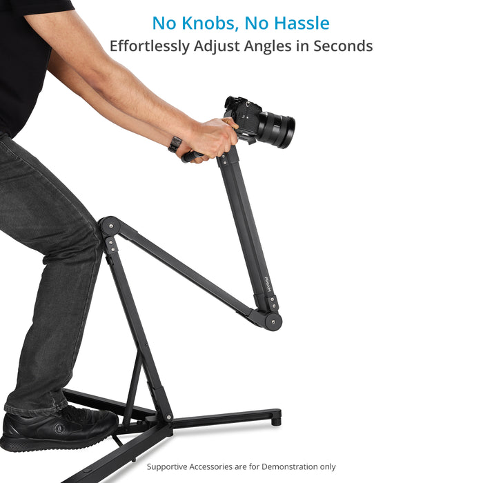 Proaim FlexLift Folding Camera Stand for Videographers & Content Creators. Max Height: 60”