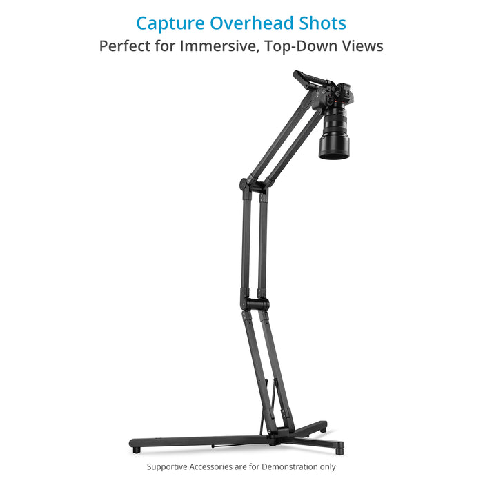 Proaim FlexLift Folding Camera Stand for Videographers & Content Creators. Max Height: 60”