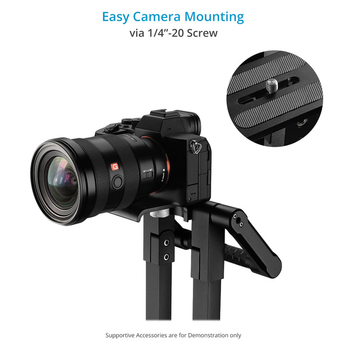 Proaim FlexLift Folding Camera Stand for Videographers & Content Creators. Max Height: 60”