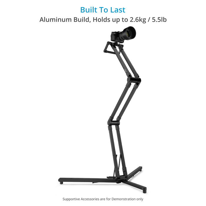 Proaim FlexLift Folding Camera Stand for Videographers & Content Creators. Max Height: 60”