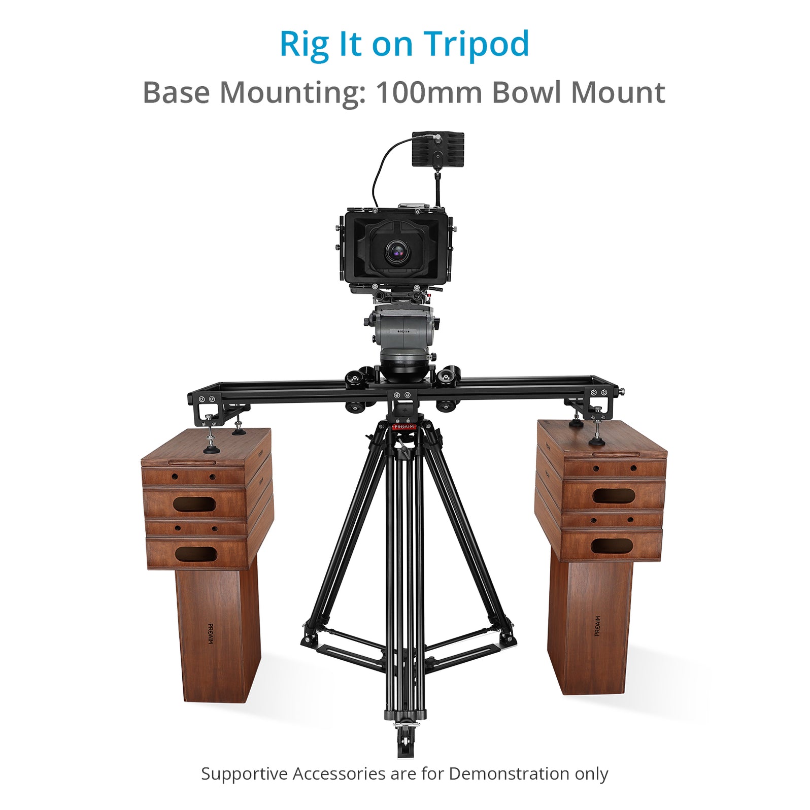 Flo Professional 4ft Video Camera Slider for | Proaim