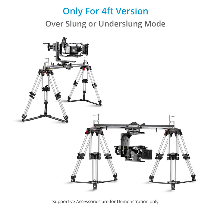 Proaim Flyking Pro Mitchell Video Camera Slider for Videomakers & Filmmakers | Size: 2ft. 3ft. 4ft.