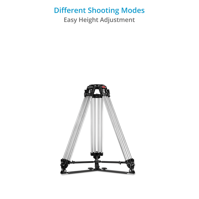 Proaim Heavy-Duty 150mm Tripod Stand with Spreader | Payload - 250kg / 551lb