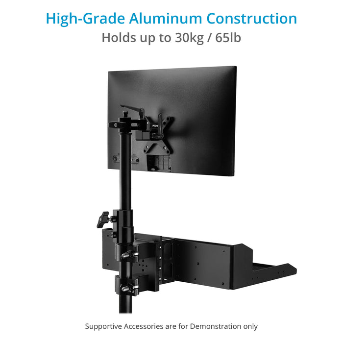 Proaim Monitor Mount for C-Stands & Light Stands | Payload: 30kg / 65lb