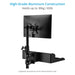 Proaim Monitor Mount for C-Stands & Light Stands | Payload: 30kg / 65lb