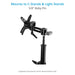 Proaim Monitor Mount for C-Stands & Light Stands | Payload: 30kg / 65lb