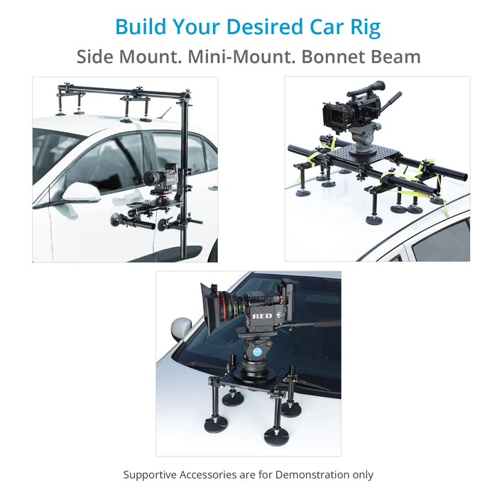 Proaim Scaff Tubes & Mitchell Camera Car Mount Grip Rigging Kit