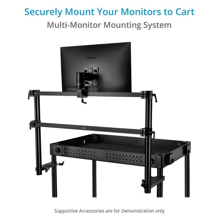 Proaim Multi Monitor Mounting System for Video Camera Production Carts