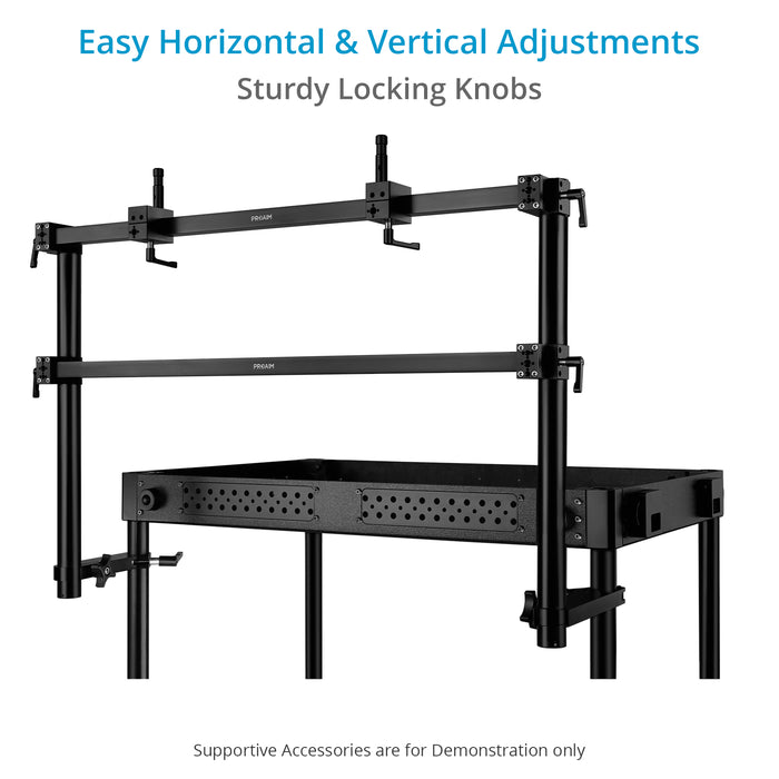 Proaim Multi Monitor Mounting System for Video Camera Production Carts