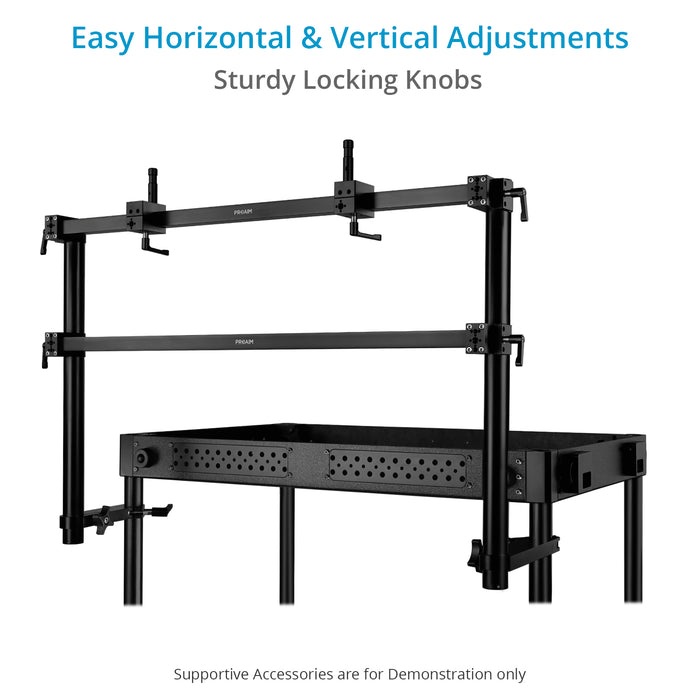 Proaim Multi Monitor Mounting System for Video Camera Production Carts