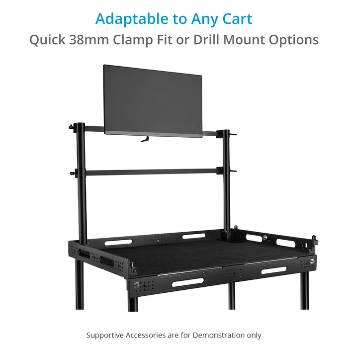 Proaim Multi Monitor Mounting System for Video Camera Production Carts