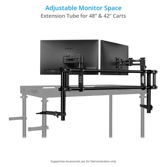 Proaim Multi-Monitor VESA Mount System for Camera Production Cart | 75mm/100mm