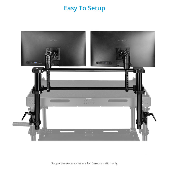 Proaim Multi-Monitor VESA Mount System for Camera Production Cart | 75mm/100mm