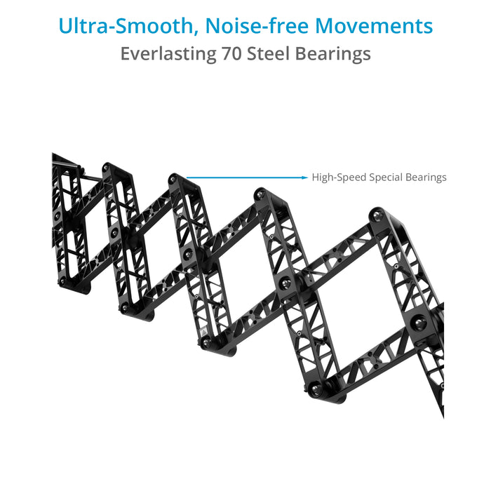 Proaim Powermatic Scissor Pro 17ft Telescopic Camera Jib Crane package w New Remote Controller (Dampening & Speed Control)