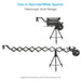 Proaim SJ30 Powermatic Scissor 17ft Telescopic Video Camera Jib Crane | Payload: 30kg/77lb
