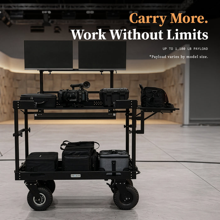 Proaim Victor Pro Camera Cart | Up to 1,100 lb, 4 Sizes