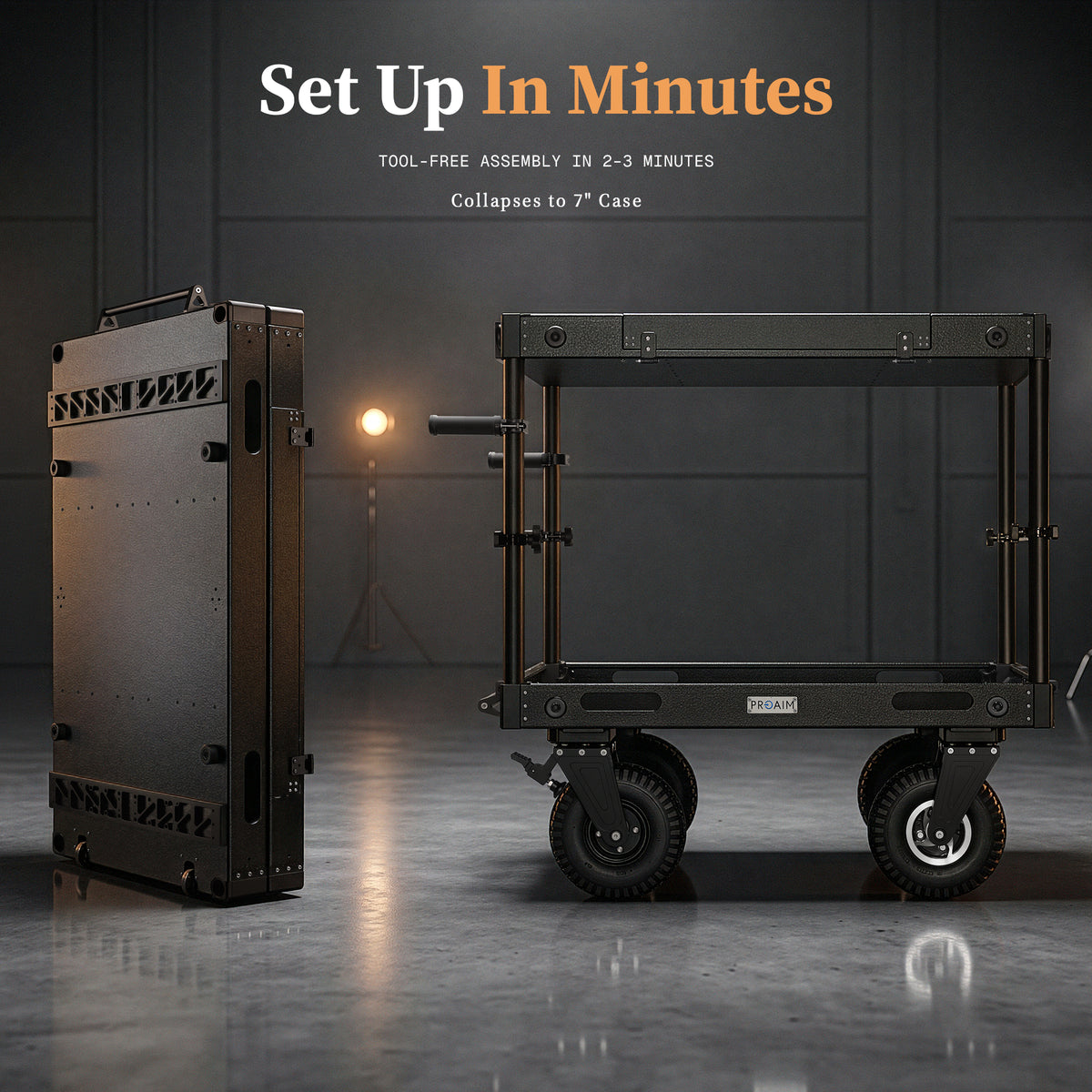 Proaim Victor Pro Camera Cart | Up to 1,100 lb, 4 Sizes