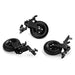 Proaim Wheels Set for Proaim Alpha Stand & 1x1" Square Leg Light Stands